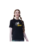 Smile GB Eco Round Neck Women's T-shirt - Black